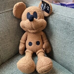 Disney x AE Mickey Mouse Brown‎ Fleece American Eagle Special Edition Plush 12"